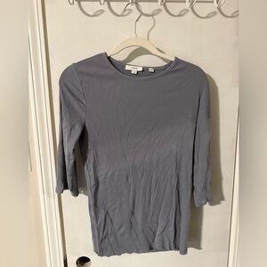 Vince Charcoal Long Sleeve Women's Tee